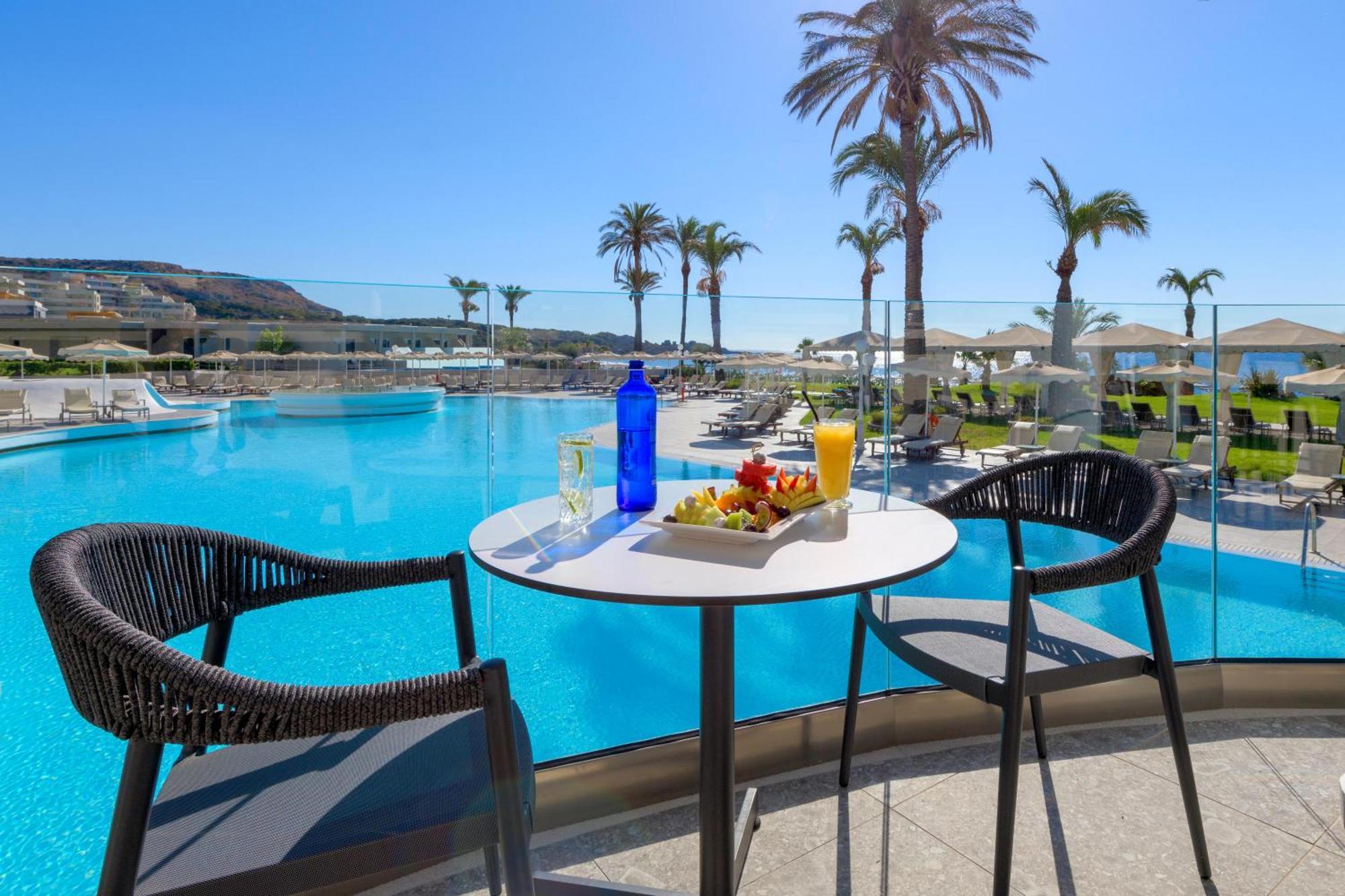 Rodos Palladium Leisure & Wellness Kallithea  Екстер'єр фото Pool at the hotel