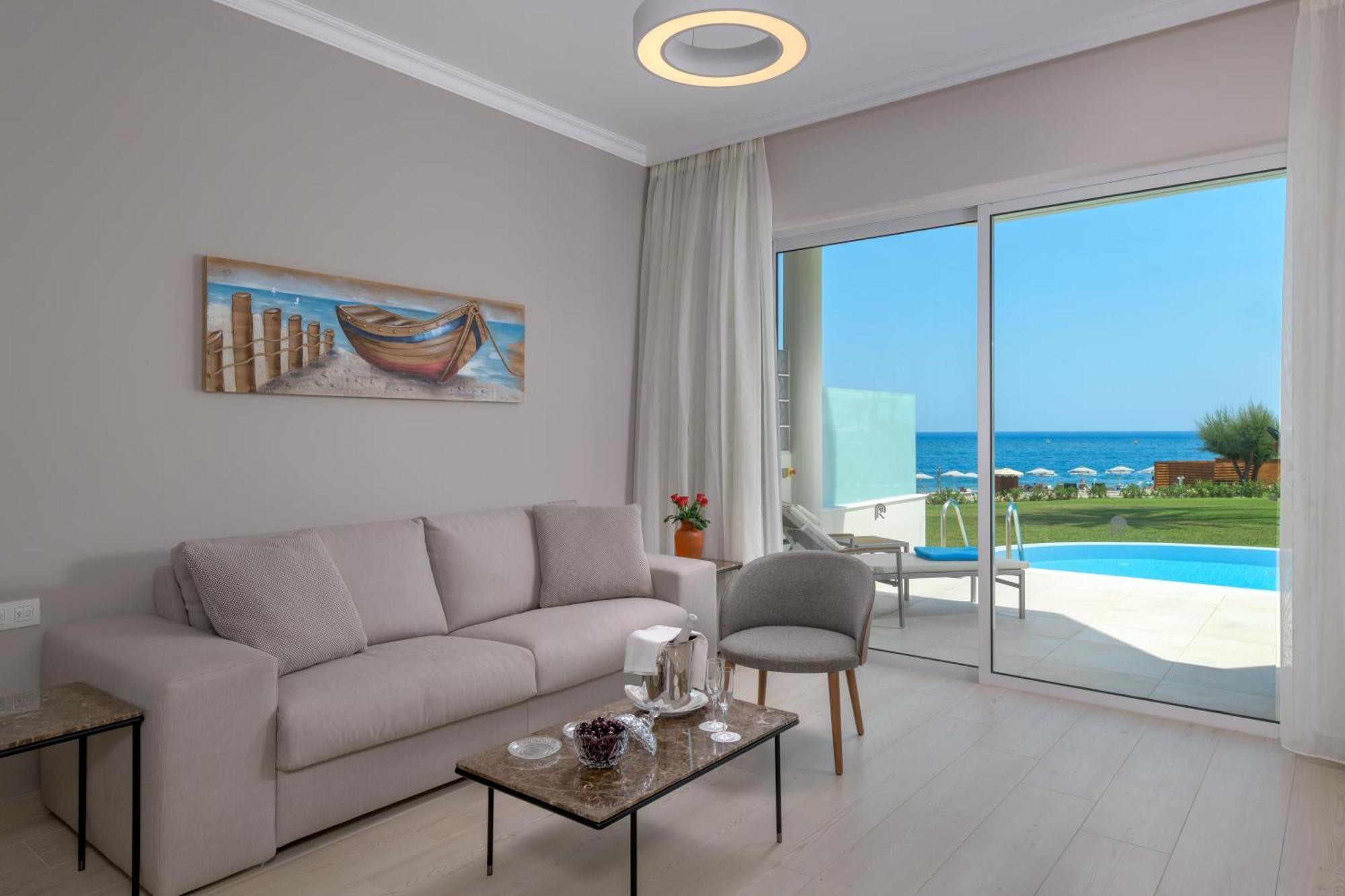 Rodos Palladium Leisure & Wellness Kallithea  Екстер'єр фото A living room with a view of the sea